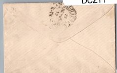 Deutsches Reich 4 auf Brief K 1 Strassburg #DCZ11