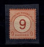 Deutsches Reich 30 mit Falz Prüfungsbefund Hennies #DDD03