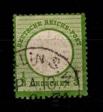 Deutsches Reich 17 a gestempelt geprüft Krug BPP #DDD07