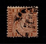 Baden 15A gestempelt leichte Mängel, geprüft Stegmüller BPP #DDN71