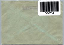 BRD S 5 auf Brief als Einzelfrankatur portogerecht #DDP34