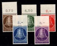 Berlin 101-105 Oberrand postfrisch Höchstwert geprüft Schlegel BPP #DDS52
