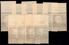 Berlin 91-100 Oberrand postfrisch teils geprüft Schlegel BPP #DDS54