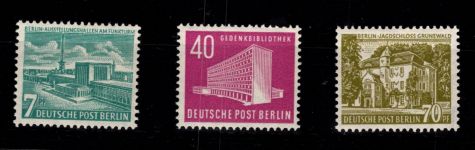Berlin 121-123 postfrisch Höchstwert geprüft Schlegel BPP #DDS61