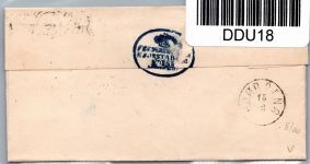 Dänemark Dienstmarken 2 B auf Brief #DDU18