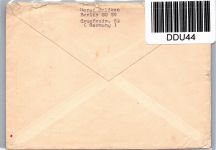 Berlin 44, 77 auf Brief Ausland #DDU44