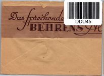 Berlin 105 UR auf Brief Einschreiben #DDU45