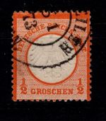 Deutsches Reich 14 gestempelt geprüft Krug BPP #DDU77