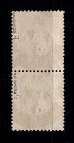 Deutsches Reich 34 senkrechtes Paar gestempelt geprüft Wiegand BPP #DDV00