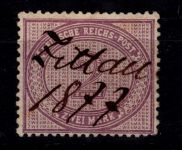 Deutsches Reich 37 a gestempelt geprüft Wiegand BPP #DDV01