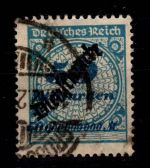 Deutsches Reich Dienstmarken 88 gestempelt geprüft Infla + Peschl #DDV45