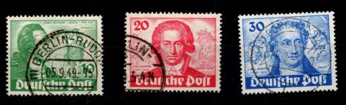 Berlin 61-63 gestempelt 61-63 geprüft Schlegel BPP #DDV56