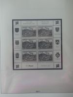 Österreich Lindner Vordruck Kleinbögen im Lindner-Album #MA390