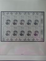 Österreich Lindner Vordruck Kleinbögen im Lindner-Album #MA390