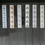 BRD Bund Rollenmarken Spezial mit Endstreifen im Safe-Album #MA414