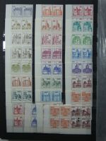 Berlin Burgen & Schlösser, Ecken, Randzudrucke usw. im Einsteck-Album #MA417