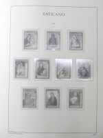 Vatikan Leuchtturm Vordruck 1999-2014 im Leuchtturm Binder #MA355