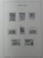 Vatikan Leuchtturm Vordruck 1999-2014 im Leuchtturm Binder #MA355