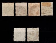 Deutsches Reich 31-36 a gestempelt alle bis auf Mi.Nr. 32 auf a geprüft #DCZ94