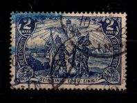 Deutsches Reich 64 II gestempelt doppelt tiefst geprüft Jäschke BPP #DDA11