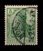 Deutsches Reich 70 b gestempelt Typenprüfung #DDA26