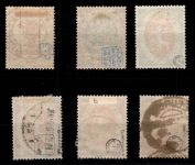 Deutsches Reich 107-110 a,b,c gestempelt geprüft Infla Berlin #DDA44