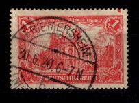 Deutsches Reich A113 b gestempelt geprüft Infla Berlin #DDA48