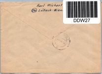 Alliierte Besetzung 934 HAN 4027.46 2 u.a. auf Brief Einschreiben Eilbote #DDW27