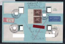 Deutsches Reich 671 u.a. auf Brief Fernbrief Lupo-Reco-Eilbote #DDW54