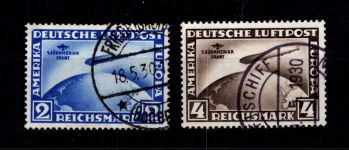 Deutsches Reich 438-439 gestempelt geprüft Schlegel BPP #DDB48