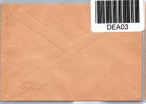 BRD Bund 301 Ecke 3 und UR auf Brief MeF Fernverkehr #DEA03