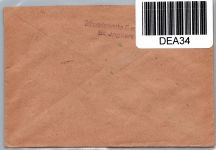 Saarland 229 X I auf Brief MeF Fernverkehr portogerecht #DEA34