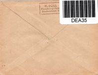 Saarland 226, 228, 230, 236 II auf Brief MiF nach Deutschland #DEA35