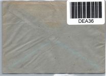 Saarland 229 X I auf Brief MeF Fernverkehr portogerecht #DEA36