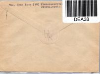 Saarland 235 II auf Brief als Einzelfrankatur #DEA38