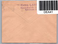 Saarland 243 L auf Brief als Mehrfachfrankatur nach Berlin portogerecht #DEA41