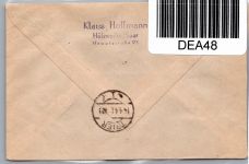 Saarland 239, 240, 251 auf Brief als Mischfrankatur Einschreiben #DEA48