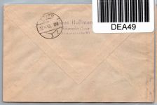 Saarland 242, 243, 250 auf Brief als Mischfrankatur Einschreiben #DEA49