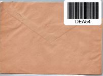 Saarland 233 II auf Brief als Einzelfrankatur Fensterumschlag #DEA54