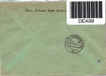 BRD 132 waag. Paar auf Brief als Mehrfachfrankatur portogerecht #DEA99