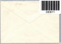 Berlin 137 auf Brief als Einzelfrankatur Luftpost Berlin Düsseldorf #DEB11