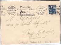 Böhmen und Mähren 40 auf Brief EF Ortsbrief portogerecht #DEB36