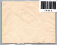 Böhmen und Mähren 75-78 auf Brief ungelaufen mit Sonderstempel Prag 1 #DEB62