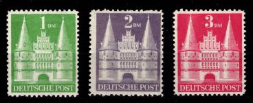 Alliierte Besetzung 97 I wg-99 I wg mit Falz Bizone #DEB65