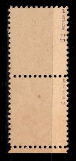 Alliierte Besetzung Bizone 7 z II aus Paar postfrisch gepr. Hettler BPP #DEC66