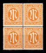 Alliierte Besetzung Bizone 13 A z III postfrisch gepr. Hettler BPP #DEC80