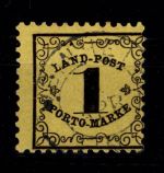 Baden Landpost 1 x gestempelt tiefst geprüft Brettl BPP #DEG02