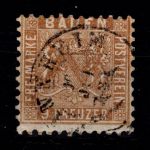 Baden 15 ba gestempelt tief geprüft Flemming BPP #DEG16