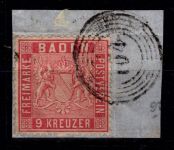Baden 12 gestempelt tiefst geprüft Flemming BPP #DEG21