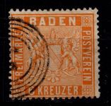 Baden 11 b gestempelt tief geprüft Flemming BPP #DEG23